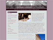 Tablet Screenshot of billiehayward.com